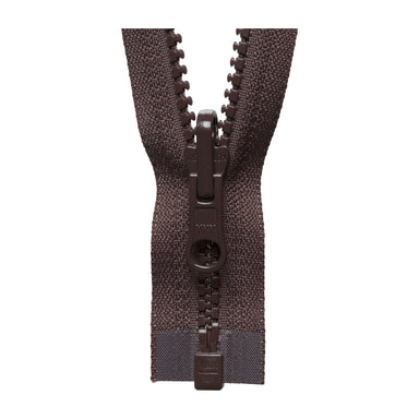 YKK Reversible Open End Zip BROWN from Jaycotts Sewing Supplies