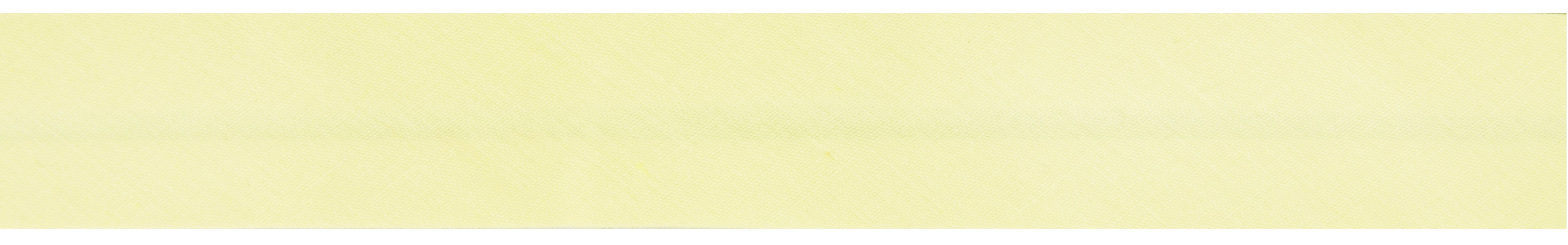 20m roll of Lemon Bias Binding | 25mm width from Jaycotts Sewing Supplies