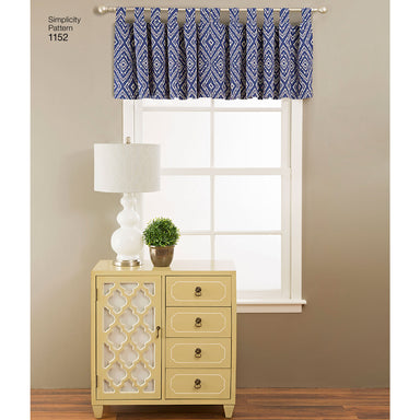Simplicity Pattern 1152 Window Treatments from Jaycotts Sewing Supplies