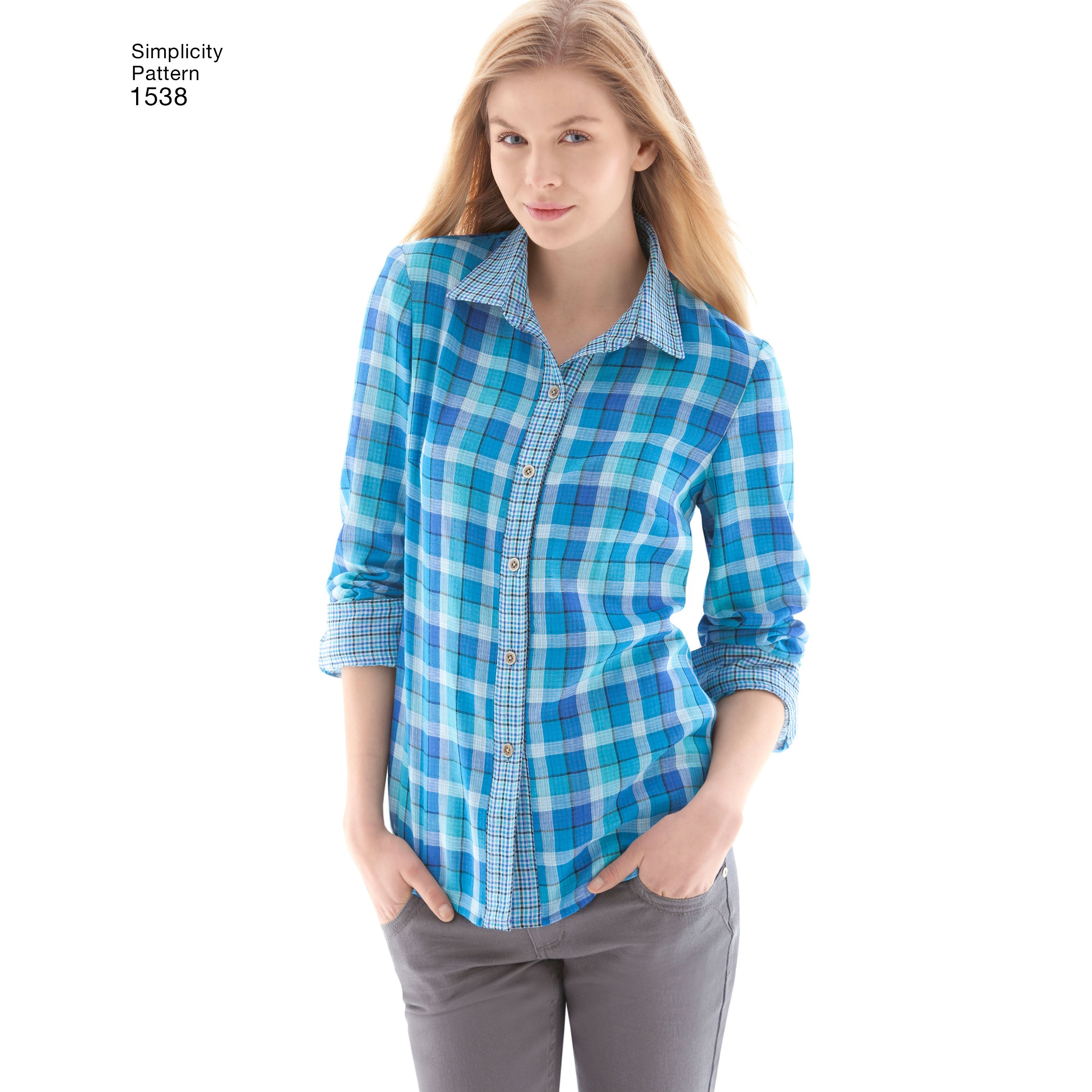 Simplicity Pattern 1538 Misses' shirt from Jaycotts Sewing Supplies