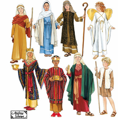 Simplicity Pattern 4797 Boys' and Girls' Nativity Costumes. from Jaycotts Sewing Supplies