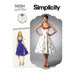 Simplicity Vintage Sewing Pattern 9284 Sweetheart-Neckline Dresses from Jaycotts Sewing Supplies