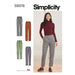 Simplicity Sewing Pattern 9376 Misses' Pull-on Trousers from Jaycotts Sewing Supplies
