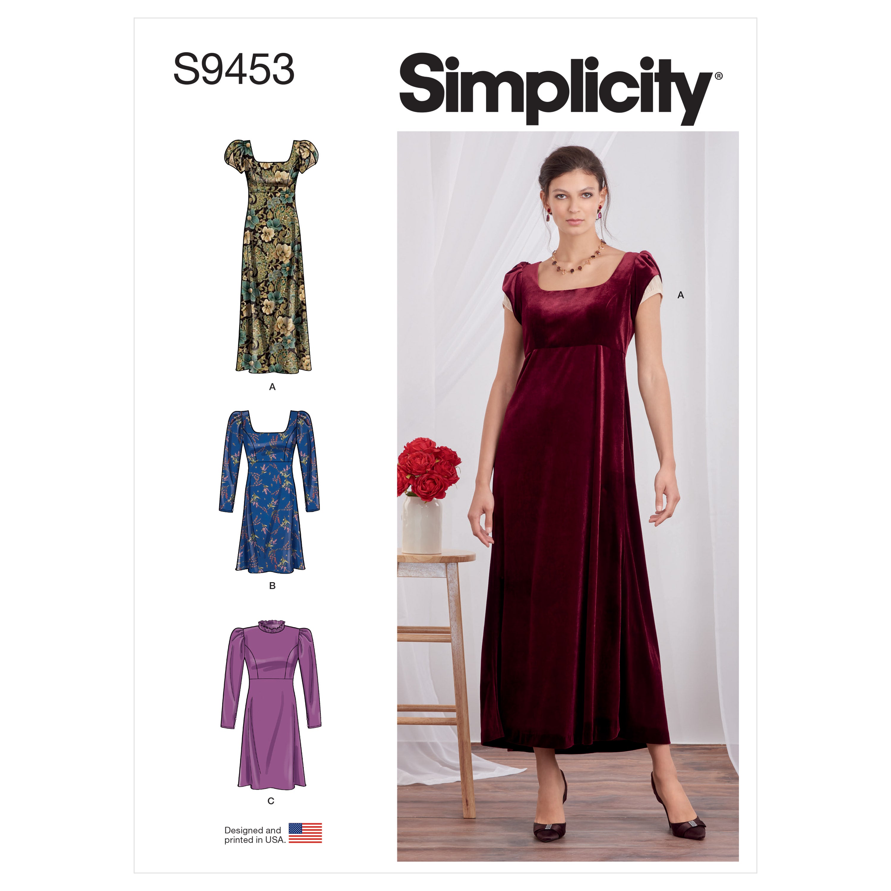 Simplicity Sewing Pattern 9453 Misses' Dress from Jaycotts Sewing Supplies