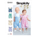 Simplicity Sewing Pattern 9484 Babies Rompers from Jaycotts Sewing Supplies