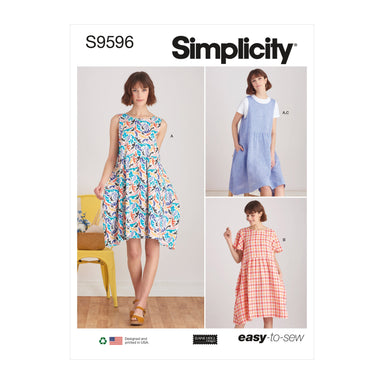 Simplicity Sewing Pattern 9596 Pullover Dress and Top by Elaine Heigl from Jaycotts Sewing Supplies