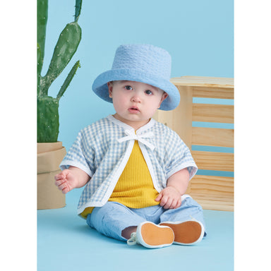 Simplicity Sewing Pattern 9616 Babies' T-Shirts, Jacket, Pants and Hat from Jaycotts Sewing Supplies