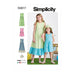 Simplicity Sewing Pattern 9617 Girls' Jumpsuit, Romper and Dress from Jaycotts Sewing Supplies