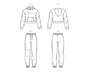 Simplicity pattern 9695 Girls' and Boys' Hoodie and Jogger Set from Jaycotts Sewing Supplies