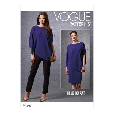 Vogue Sewing Pattern 1665 Casual wear | Tom and Linda Platt from Jaycotts Sewing Supplies