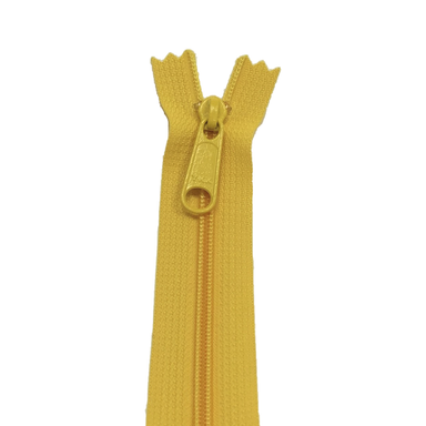 YKK Zip for bags colour 001 Yellow Gold from Jaycotts Sewing Supplies