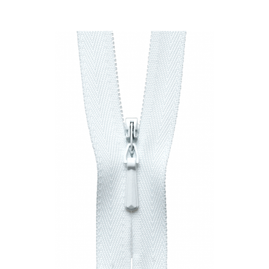 YKK Concealed Zip WHITE from Jaycotts Sewing Supplies