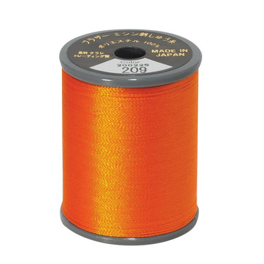 Brother Embroidery Thread 209 Tangerine from Jaycotts Sewing Supplies