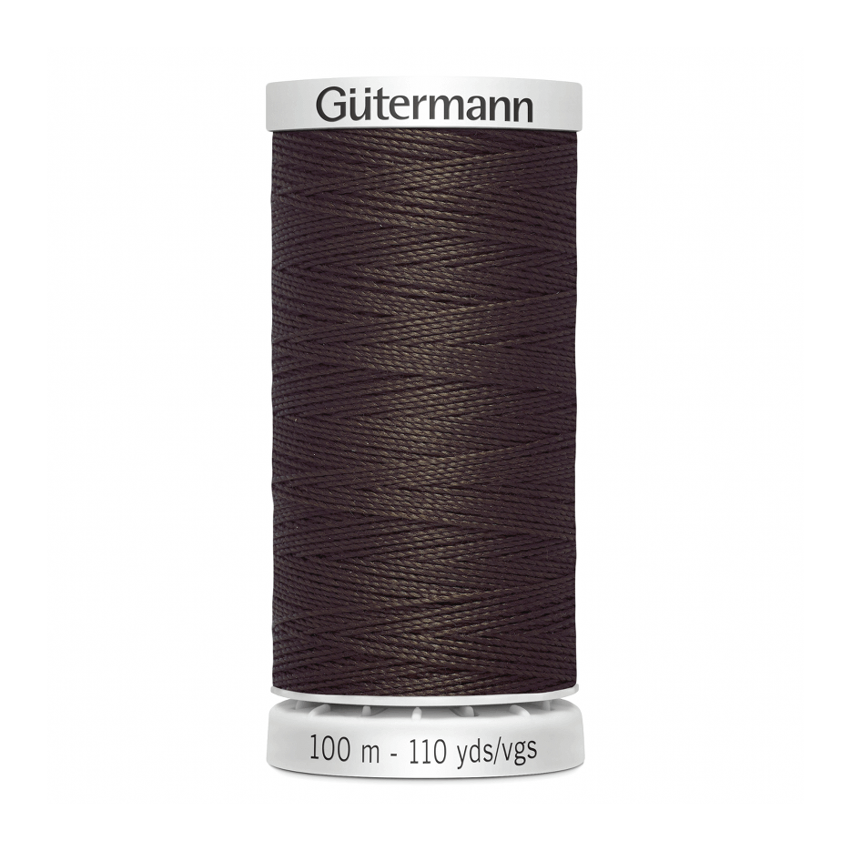 Gutermann Extra Strong Thread 100m | Brown from Jaycotts Sewing Supplies