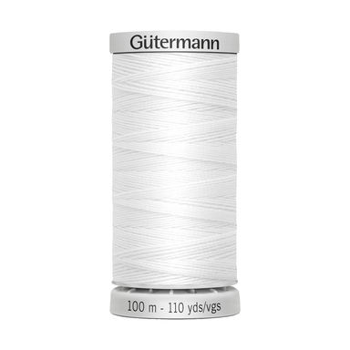 Gutermann Extra Strong Thread 100m | White from Jaycotts Sewing Supplies