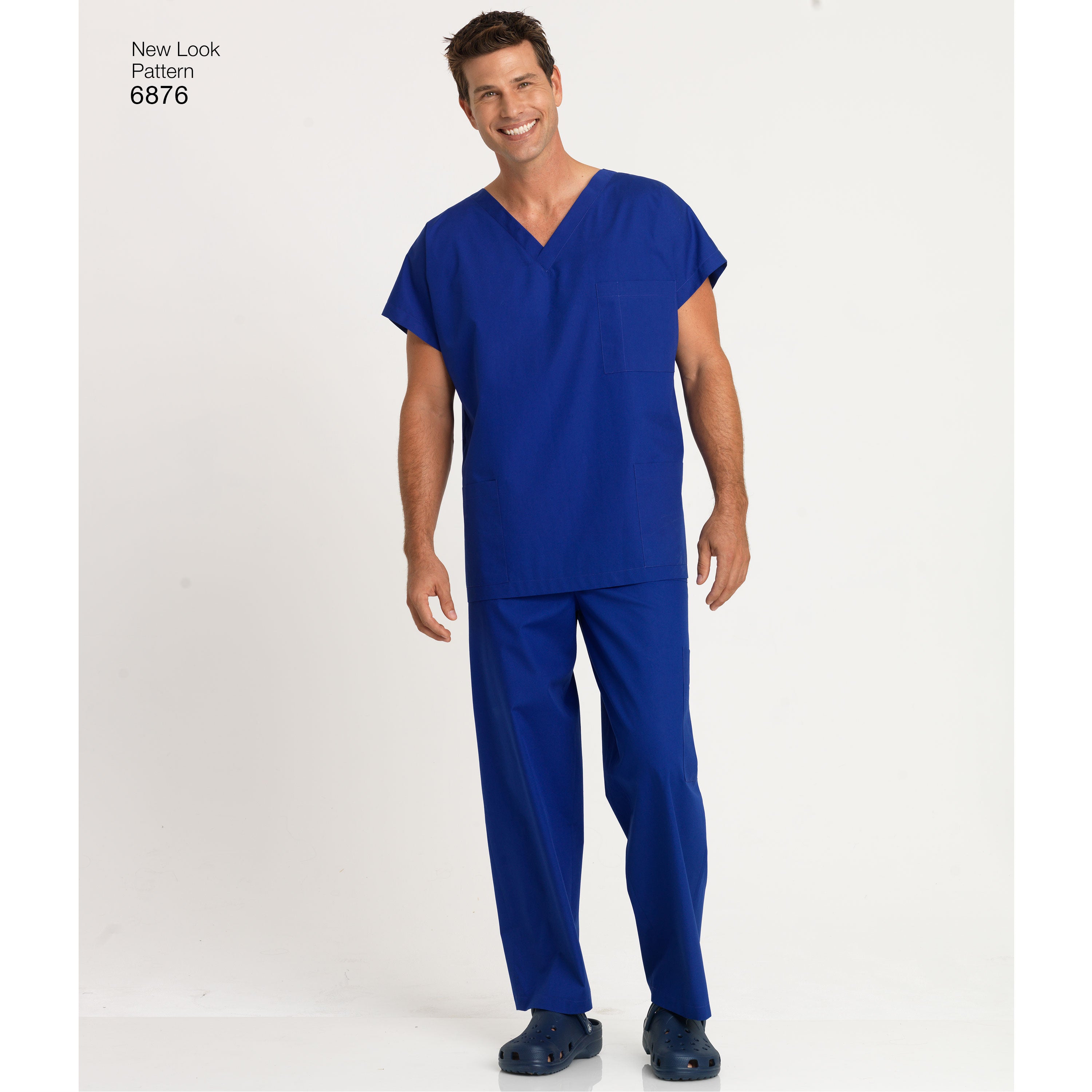 NL6876 Misses' and Mens' Scrubs Sewing Pattern from Jaycotts Sewing Supplies