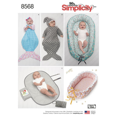 Simplicity Pattern 8568 baby accessories from Jaycotts Sewing Supplies