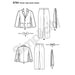 Simplicity Pattern 8764 boys suit and ties from Jaycotts Sewing Supplies