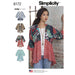 Simplicity Pattern 8172 Misses' knit cardigan and vest from Jaycotts Sewing Supplies