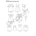 Simplicity Pattern 8714 doll clothes from Jaycotts Sewing Supplies