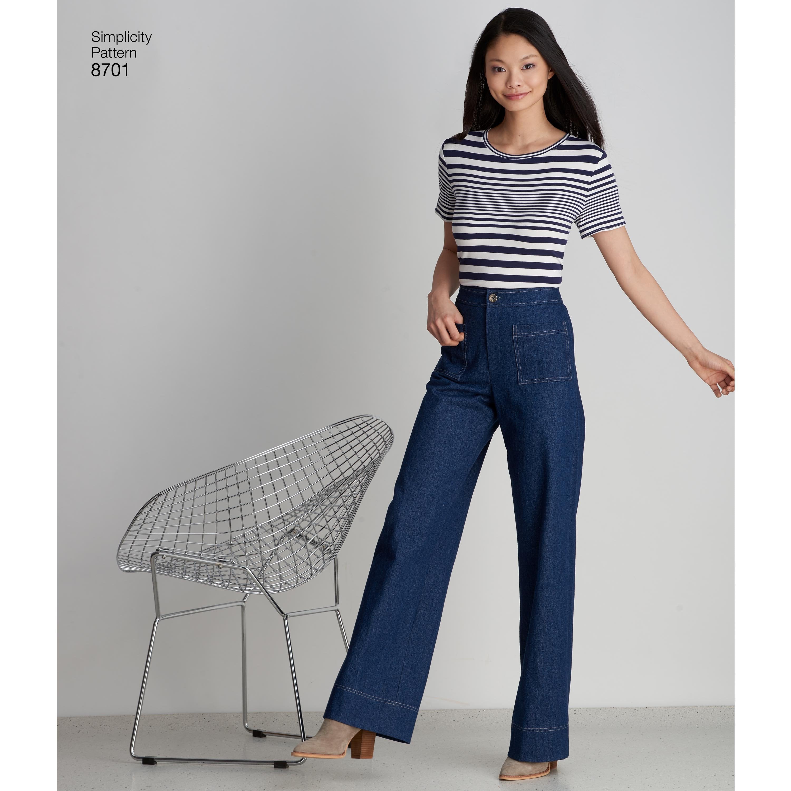 Simplicity Pattern 8701 womens trousers from Jaycotts Sewing Supplies