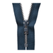 YKK Silver Tooth Trouser Zip | Navy from Jaycotts Sewing Supplies
