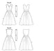 Vogue Pattern 8789 Petite Dress and Cummerbund | Easy from Jaycotts Sewing Supplies