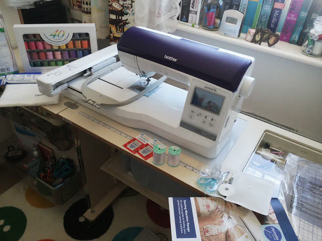 What else can I do with an embroidery machine other than embroider clothes?