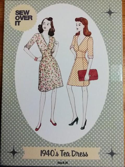 1940's Fashion and Sew Over It Tea Dress Pattern Review