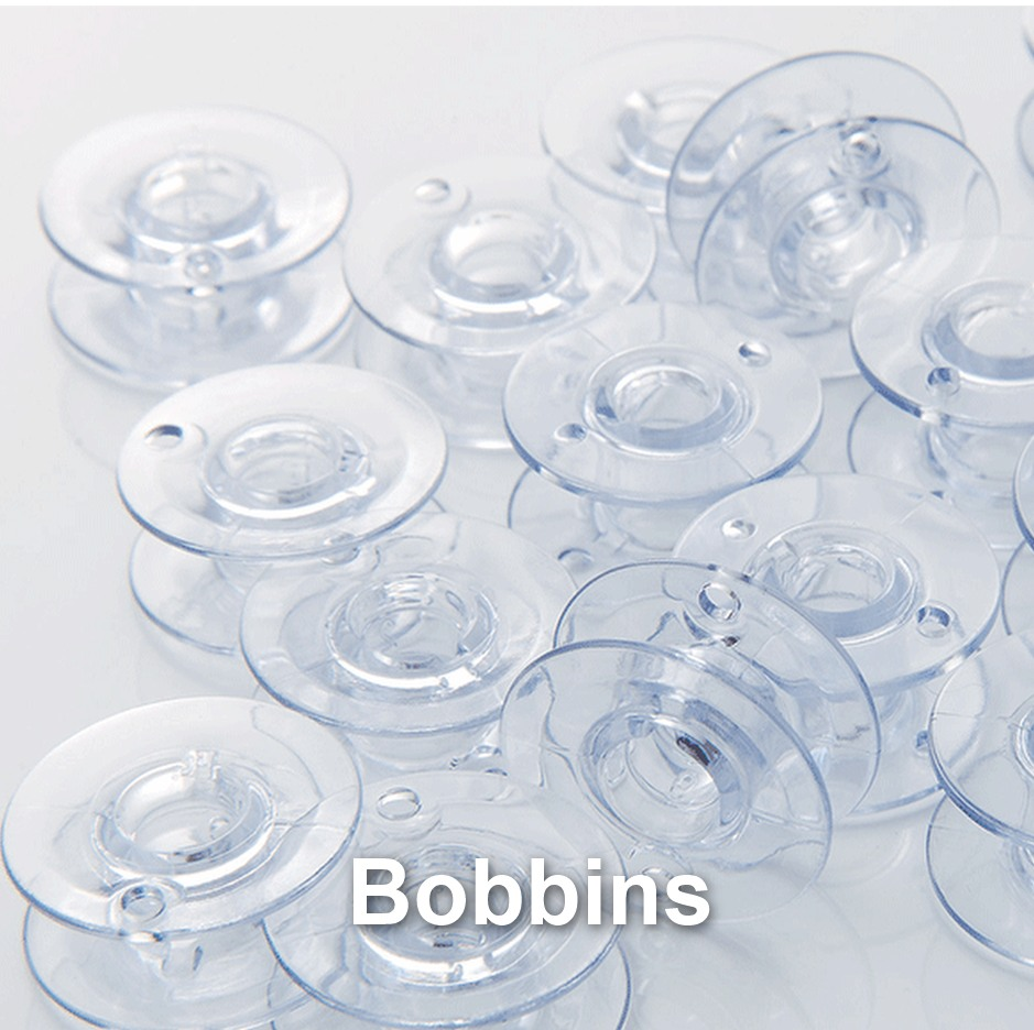 Brother Bobbins SA156 Clear Plastic, 10-pack, Class 15, 11.5 size