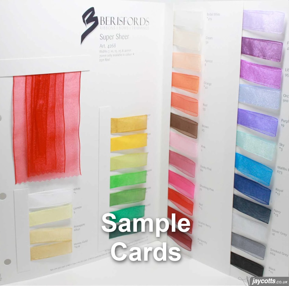 Ribbon Shade Cards — jaycotts.co.uk - Sewing Supplies