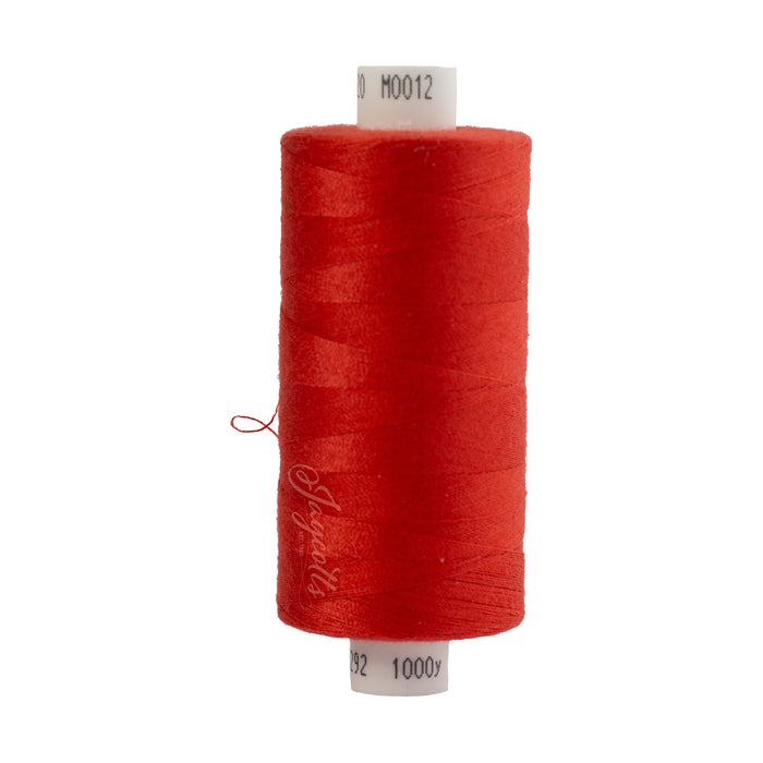 Moon Thread, Tomato, 1000 yard reels 99p from Jaycotts Sewing Supplies