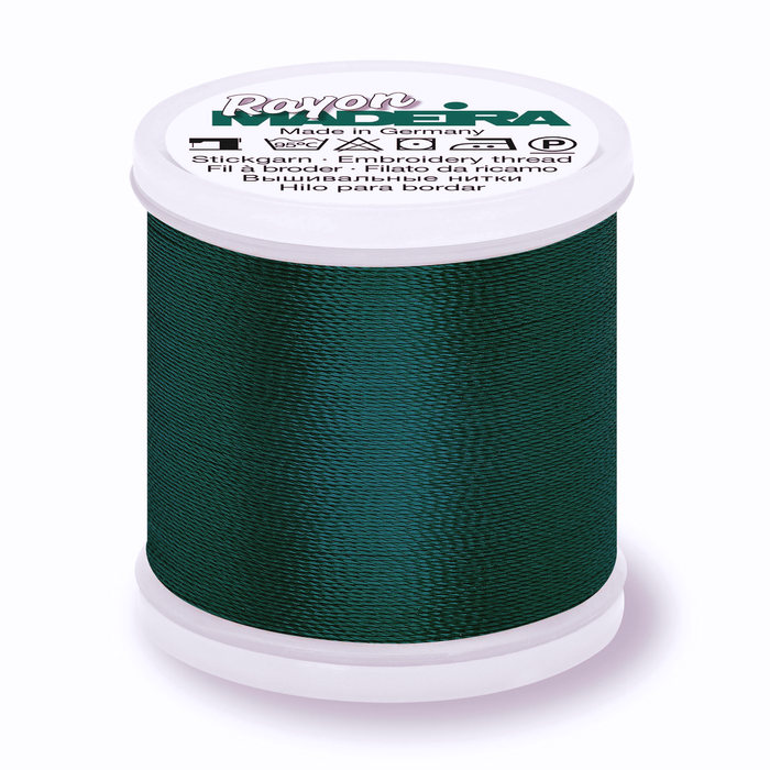 Madeira Rayon 40 Embroidery Thread 200m 1290 Midnight Teal from Jaycotts Sewing Supplies