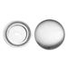 Milward Metal Cover Buttons Silver colour from Jaycotts Sewing Supplies