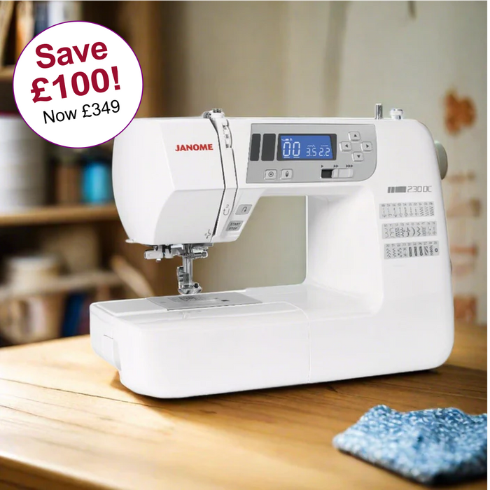 Janome 230DC sewing machine from Jaycotts Sewing Supplies
