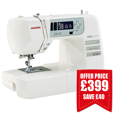 Janome 230DC sewing machine - Save £40 from Jaycotts Sewing Supplies