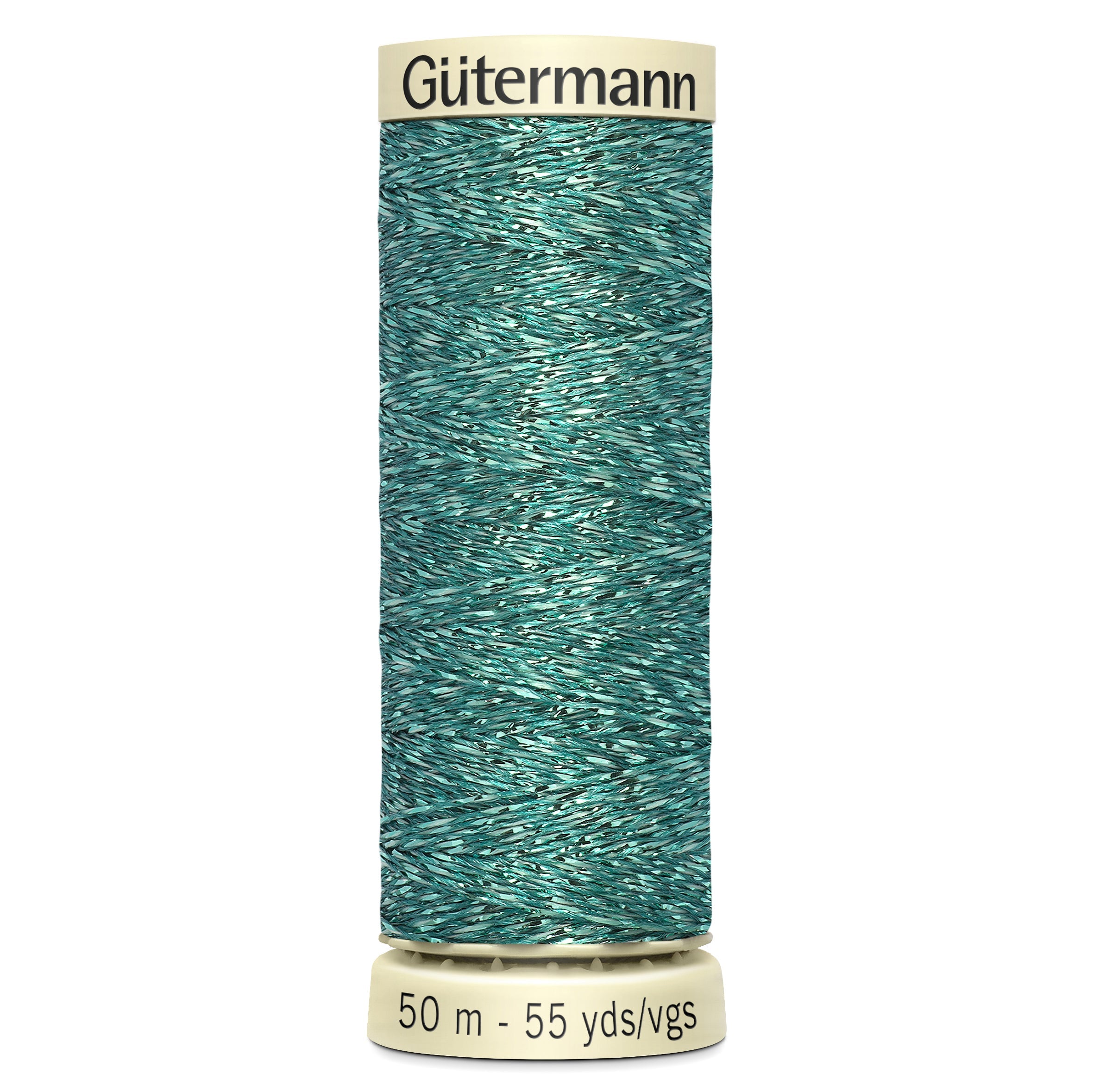 Gutermann Glittery Metallic Thread Green | 235 from Jaycotts Sewing Supplies