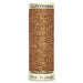 Gutermann Glittery Metallic Thread Bronze | 36 from Jaycotts Sewing Supplies