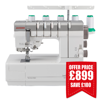 Janome Cover Stitch Machine | CP 3000 Professional from Jaycotts Sewing Supplies