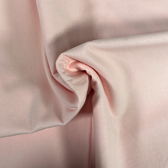 Premium Organic Cotton Solid Fabric, Pale Pink from Jaycotts Sewing Supplies