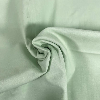 Premium Organic Cotton Solid Fabric, Pale Green from Jaycotts Sewing Supplies