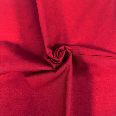 Premium Organic Cotton Solid Fabric, Ruby Red from Jaycotts Sewing Supplies