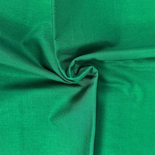 Premium Organic Cotton Solid Fabric, True Green from Jaycotts Sewing Supplies