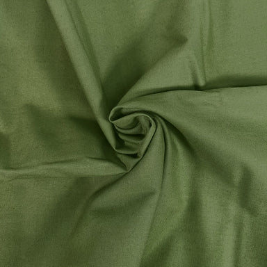 Premium Organic Cotton Solid Fabric, Moss from Jaycotts Sewing Supplies