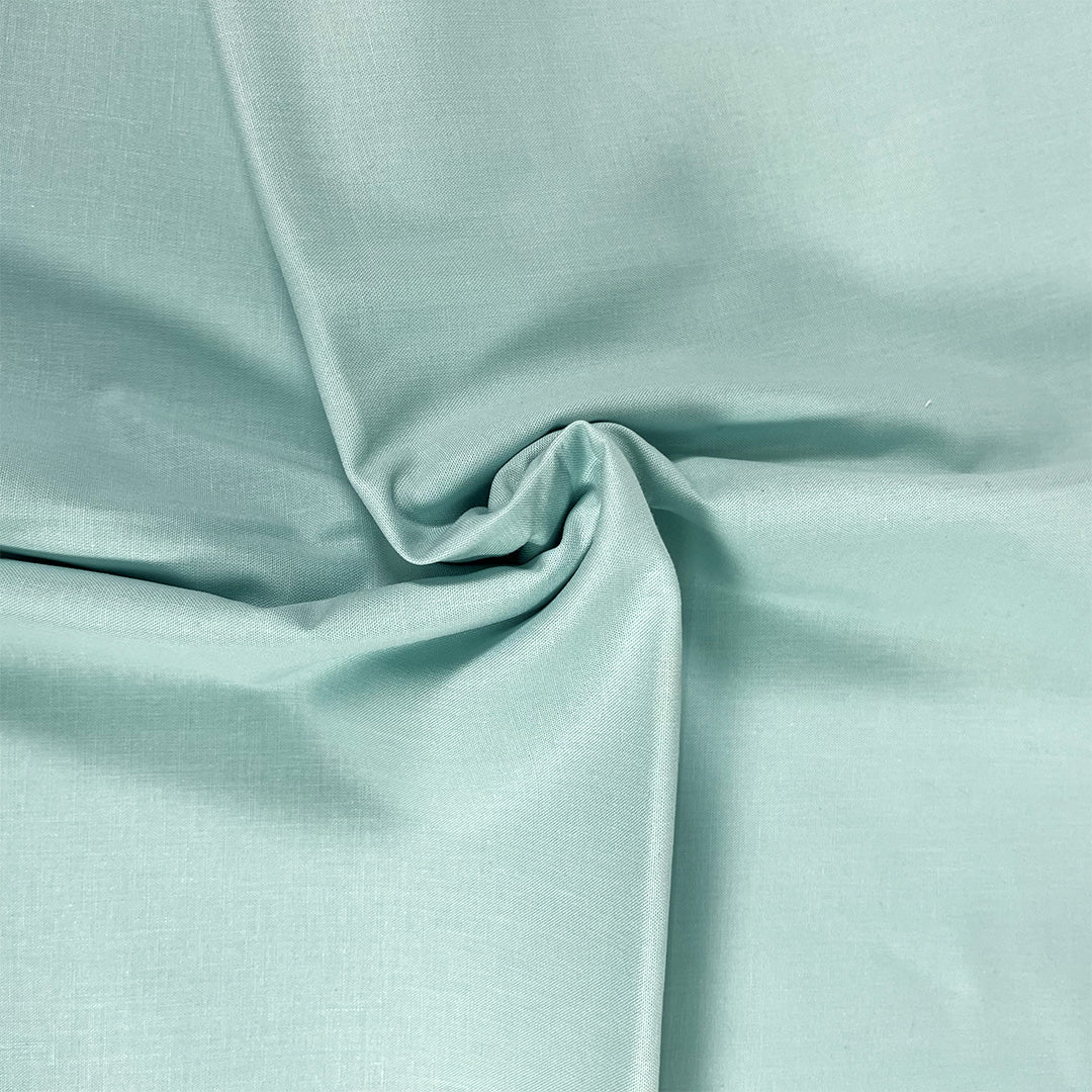 Premium Organic Cotton Solid Fabric, Seafoam from Jaycotts Sewing Supplies