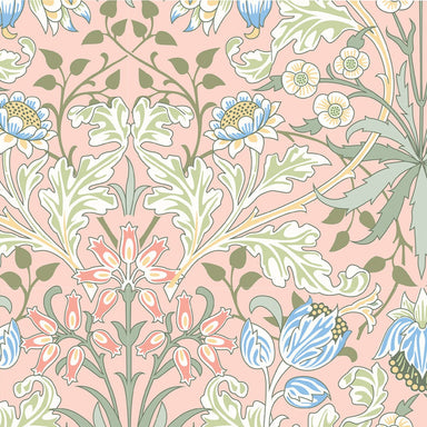 William Morris Simply Nature Organic Cotton Fabric, Hyacinth from Jaycotts Sewing Supplies