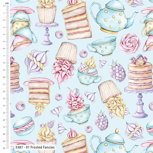 Sweet Temptations Organic Cotton Fabric, Frosted Fancies from Jaycotts Sewing Supplies