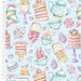 Sweet Temptations Organic Cotton Fabric, Frosted Fancies from Jaycotts Sewing Supplies