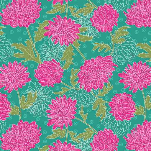 Bohemian Summer Organic Cotton Fabric, Floral Burst from Jaycotts Sewing Supplies