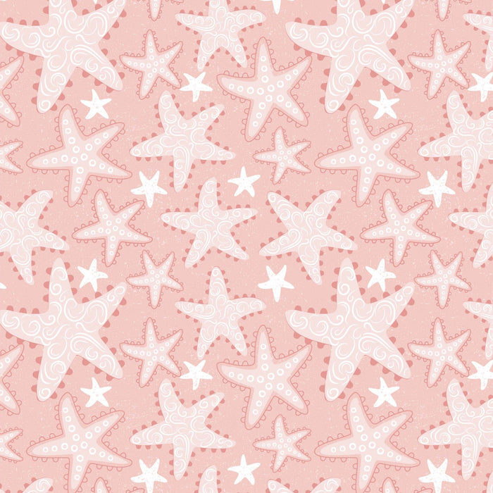 Tranquil Shores Organic Cotton Fabric, Starfish from Jaycotts Sewing Supplies